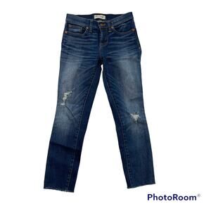Madewell skinny skinny crop jeans size 25